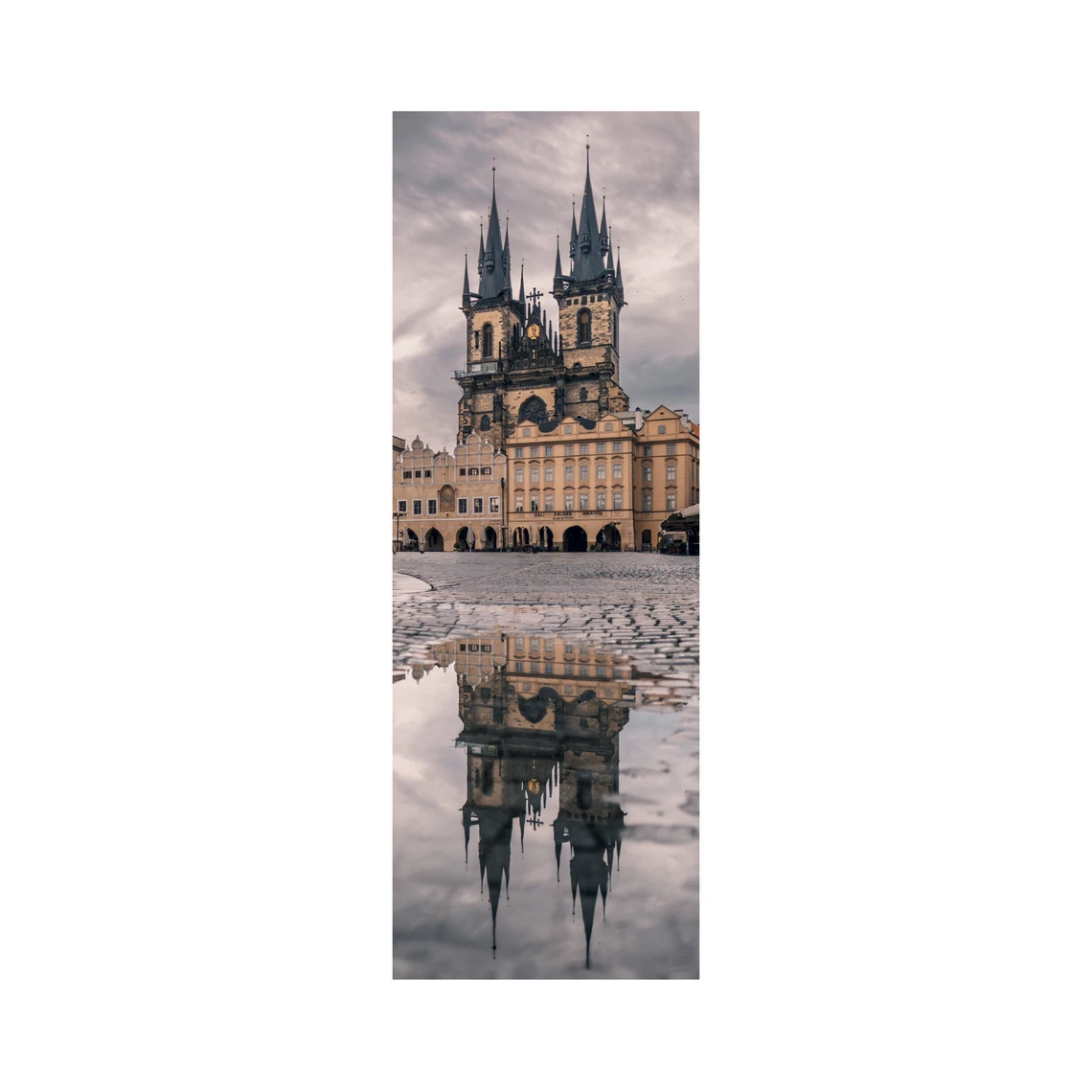 Týnský chrám 75 panoramic Puzzle - slide 4