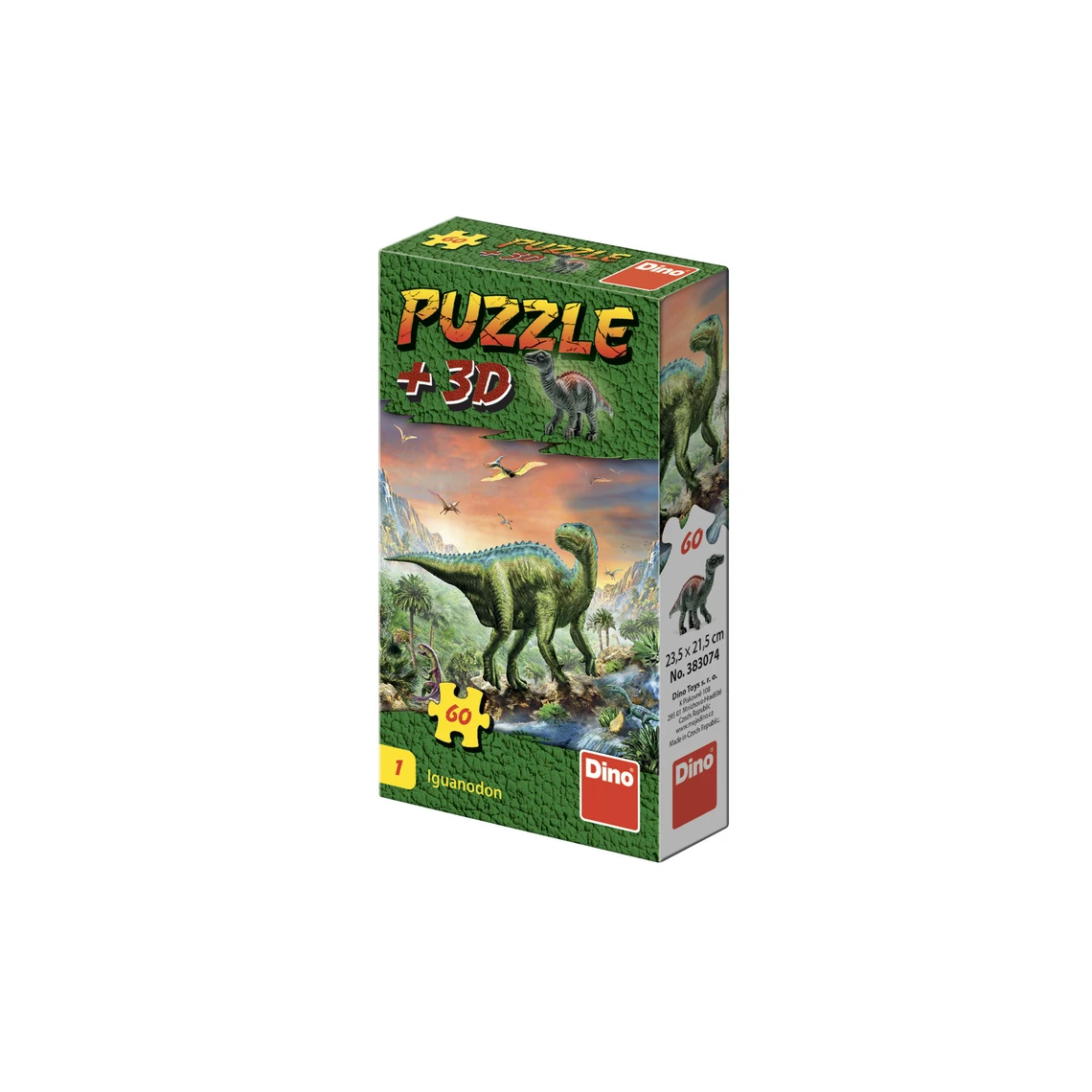 Puzzle Dinosauři + figurka 60 dílků - slide 3