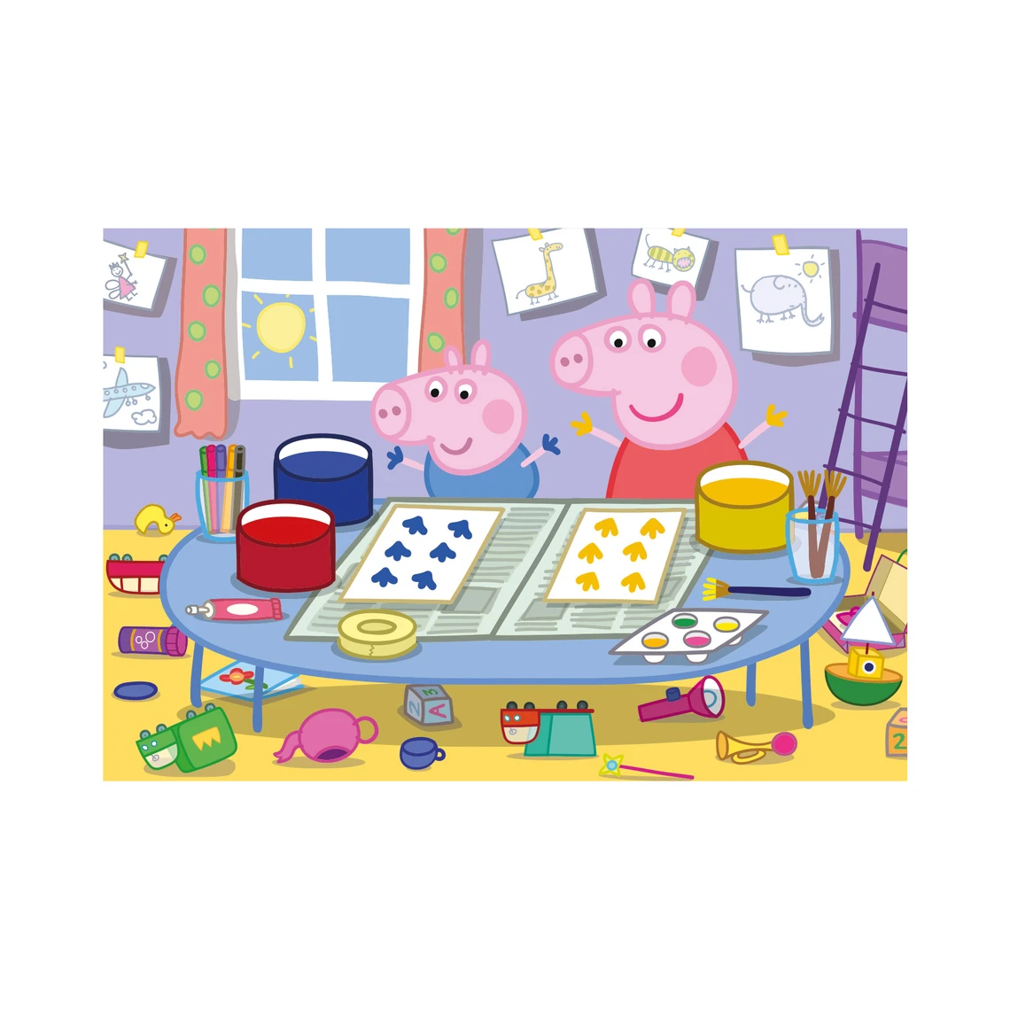 Puzzle Peppa Pig: Výtvarník 24 dílků - slide 3