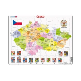 Česká republika kraje - Vzdělávací puzzle