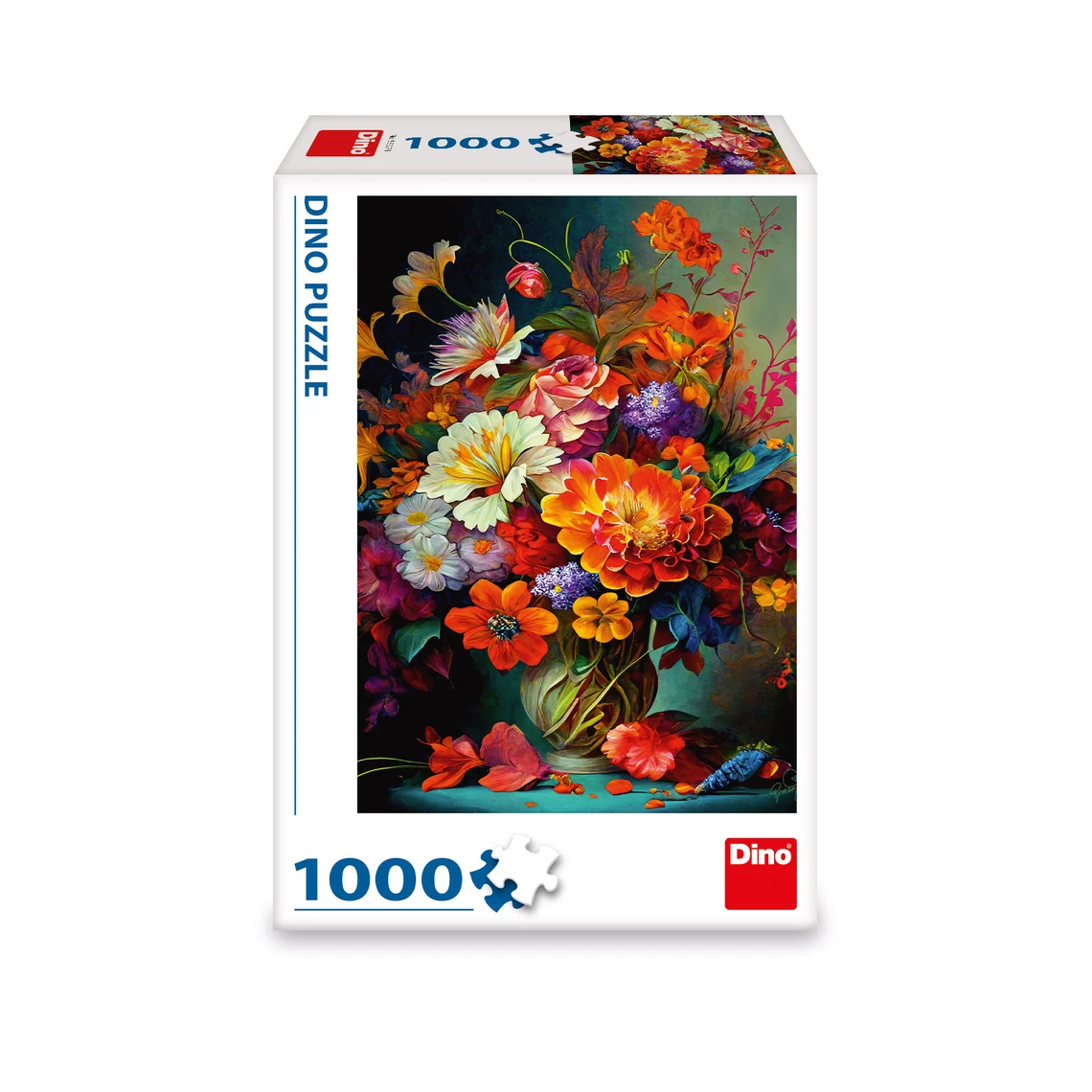 Puzzle Květiny ve váze 1000 dílků - slide 1