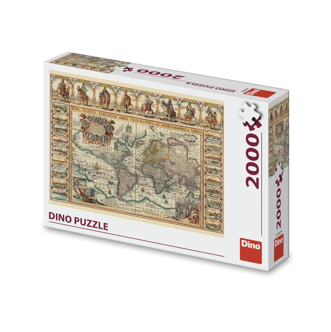 Puzzle Historická mapa světa 2000 dílků - slide 0