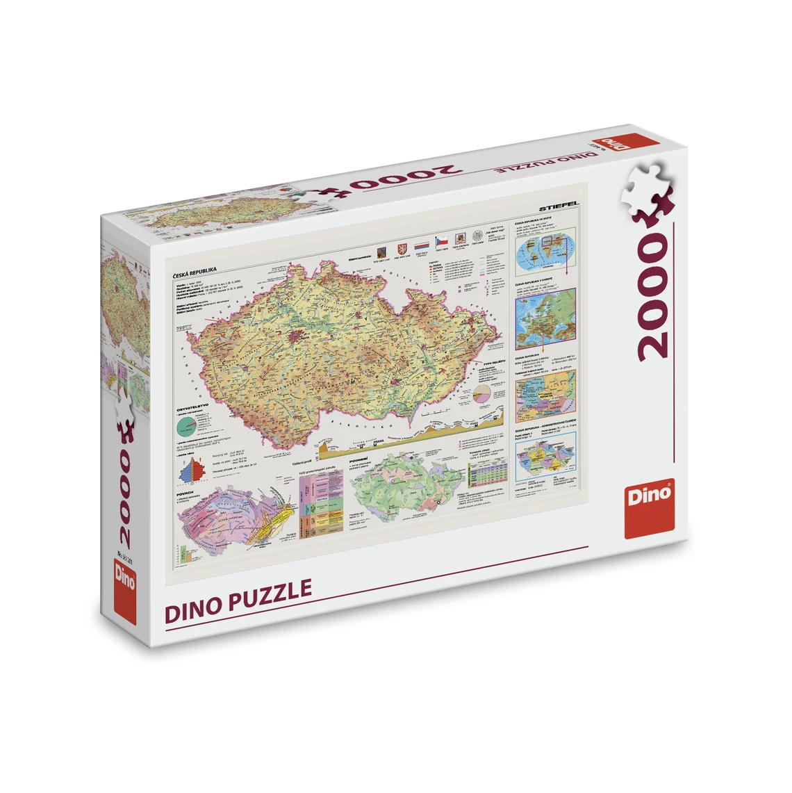 Puzzle Mapy České republiky 2000 dílků - slide 2