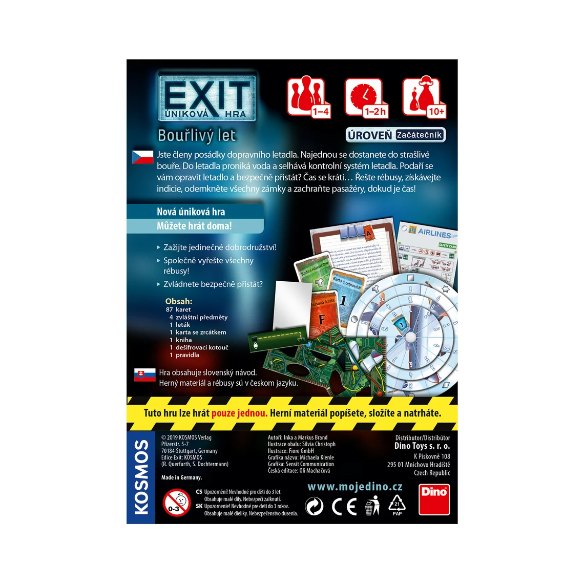 Exit úniková hra: Bouřlivý let - slide 3