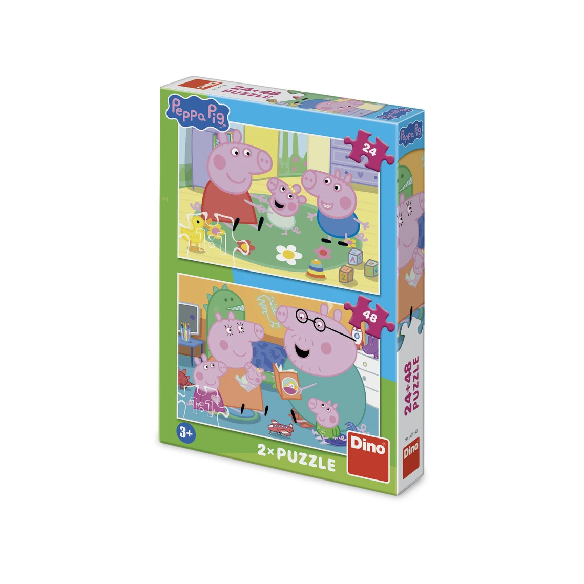 Puzzle Peppa Pig: Domov 24+48 dílků - slide 0