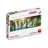 Puzzle Plitvické vodopády 2000 dílků panoramic  - slide 2