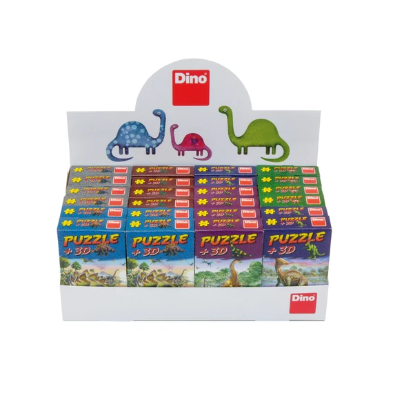 Puzzle Dinosauři + figurka 60 dílků - slide 1