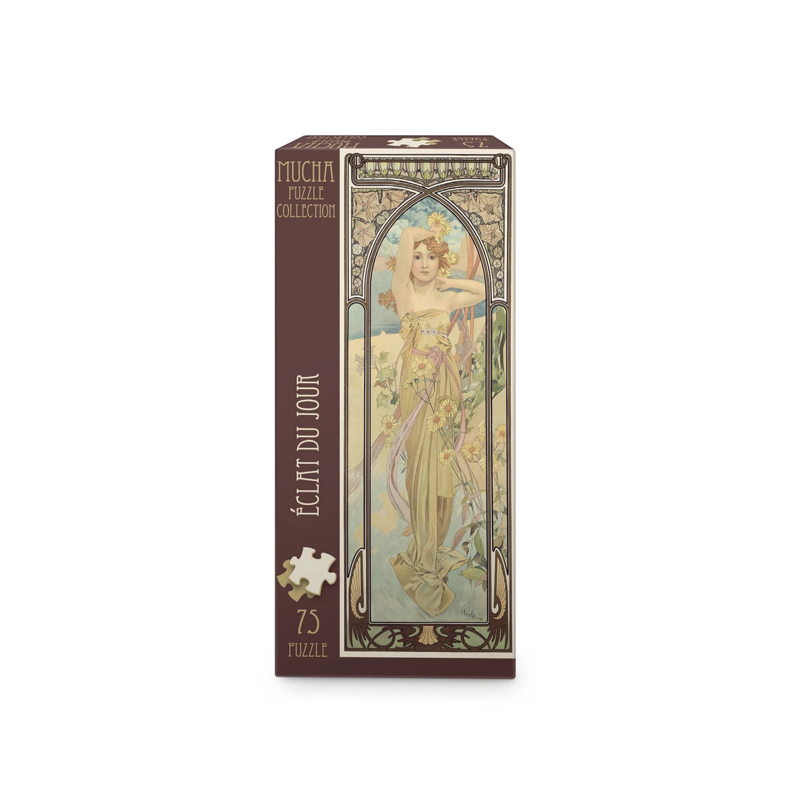 Alfons Mucha – Záře dne 75 panoramic Puzzle - slide 1