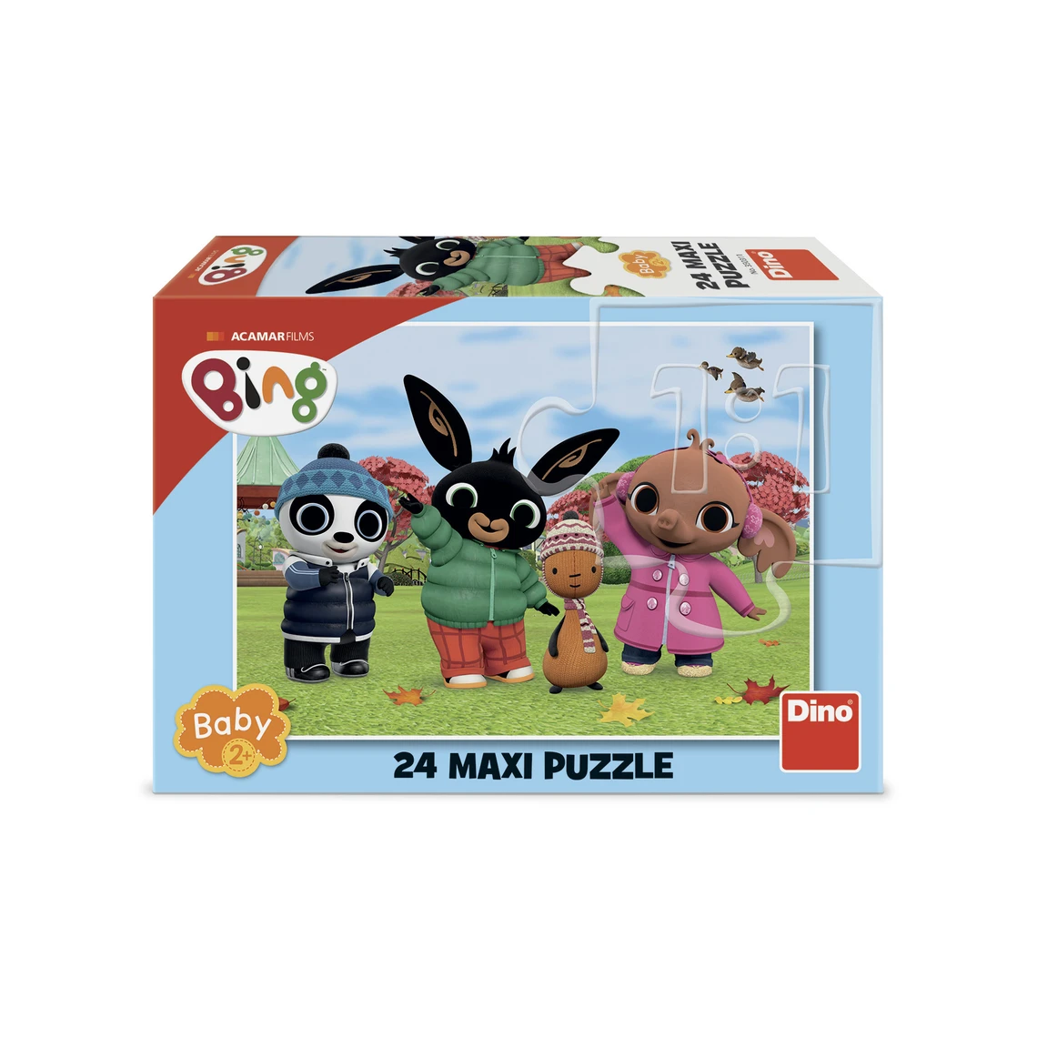Puzzle Bing na podzim 24 dílků maxi - slide 1