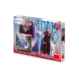 Puzzle Frozen II 3x jinak 3x55 dílků