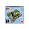 Dřevěné lic. kostky Krtek a zvířátka – 12 kostek - slide 1