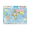 Svět politická mapa - Vzdělávací puzzle - slide 0