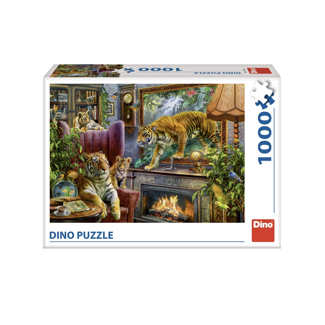 Puzzle Z obrazu: Tygři 1000 dílků - slide 1