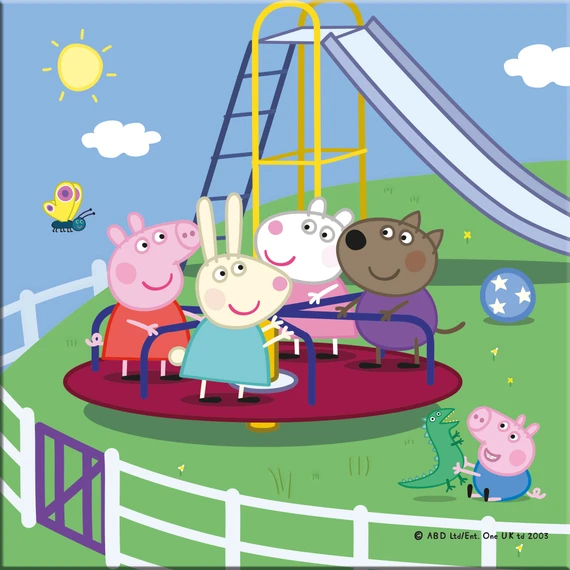 Puzzle Peppa Pig: Na prázdninách 3x55 dílků - slide 3