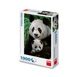 Puzzle Pandí rodina 1000 dílků
